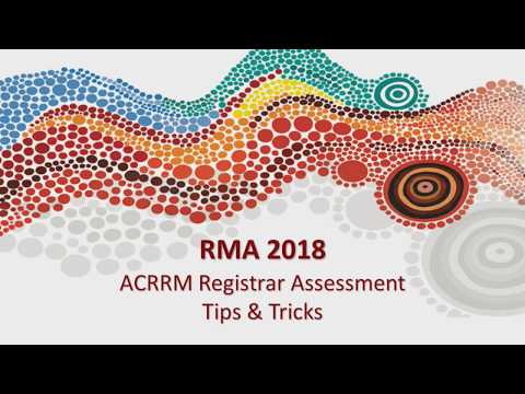 ACRRM Registrar Assessment Tips and Tricks