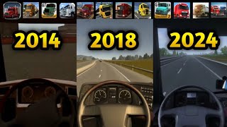 Evolution of Android/IOS Truck simulator Games screenshot 1