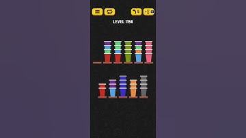 Cup Sort Puzzle Level 1156 = Water Sort Puzzle Level 1156 = Ball Sort Puzzle Level 1156 All the same
