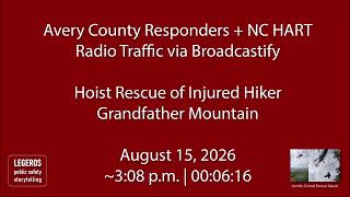 8/14/26 - Avery County (NC) Responders + NC HART - Grandfather Mountain