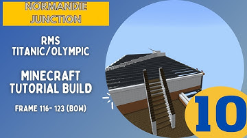 RMS Titanic/Olympic , 4:1 Scale,  Minecraft Tutorial. PART TEN