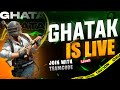 PUBG MOBILE LITE LIVE STREAM / TEAMCODE ONLY / GHATAKmkYT #pubgmobilelite