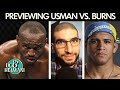 DC & Helwani preview Kamaru Usman vs. Gilbert Burns | UFC 258 | ESPN MMA