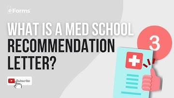 Medical School Recommendation Letter EXPLAINED