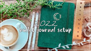 2022 bullet journal setup