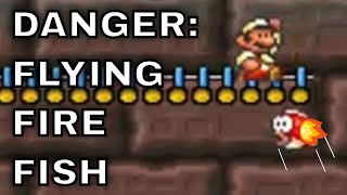 Watch Out For Jumping FIRE Fish!  |  Mario 3 - World 8: Cheep Cheep Hand Trap 3 screenshot 3