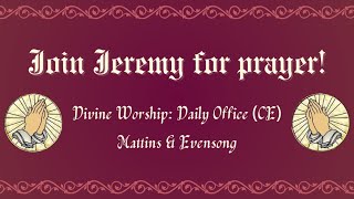 (Sung) Mattins of Saint Marie of the Incarnation (Thursday in the Fourth Week of Easter)