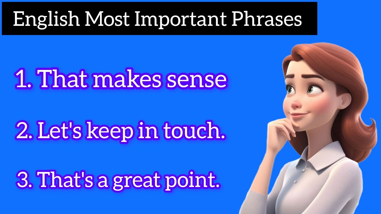 Outline Video Most Important English Phrases | Phrases For Daily English Conversation | Improve your English