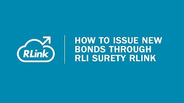 Rlink: 5 Steps to Issue a New Bond