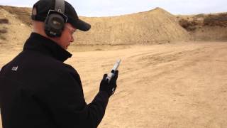 Firing the Solid Concepts 3D Printed 1911 DMLS