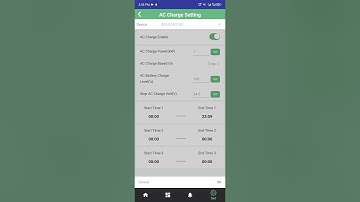 Luxpower tek Monitoring system | AC charge settings | Remote settings