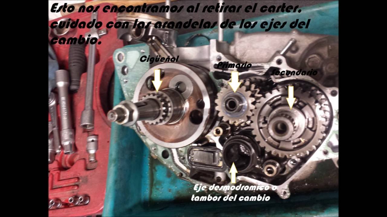 Desmontaje Motor Crf250r 2007 Engine Disassembly Crf250r 2007 YouTube