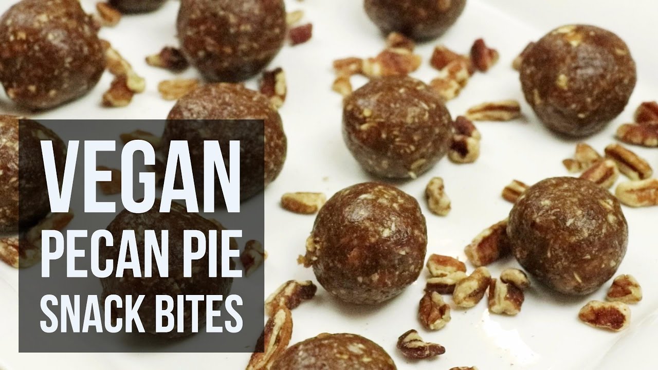 Vegan Pecan Pie Snack Bites | Healthy Gluten-Free Snack Recipe by Forkly
