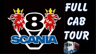 Scania V8 530S Full Cab tour