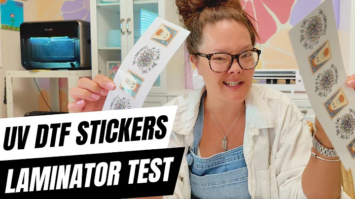 UV DTF Stickers with the Eufy Make Printer: Cricut Killer? + Laminator Test!