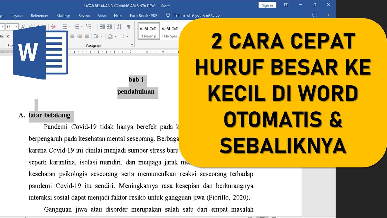 Menguasai Transformasi Teks: Panduan Lengkap Mengubah Huruf Kapital (Caps Lock) di Microsoft Word Menguasai Transformasi Teks: Panduan Lengkap Mengubah Huruf Kapital (Caps Lock) di Microsoft Word