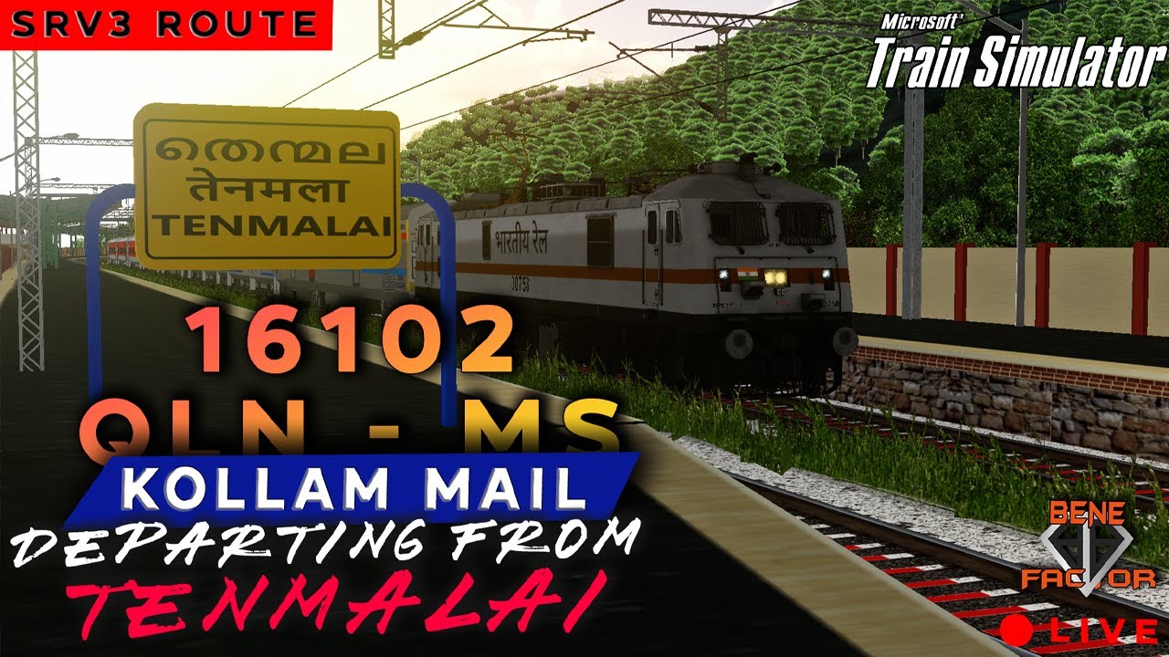 😍 Ghat section | New LHB Run | 16102 Kollam - Chennai Egmore | Kollam Mail  | Part 2 | 