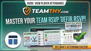 Teamthy Tutorial: How to Check Player Attendance & Availability