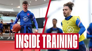 Grealish's Amazing Volley, Rice v Mount Basketball & Hat-Trick Shooting Challenge | Inside Training