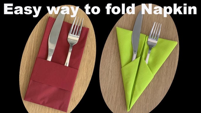 Spruce Up Your Dinner Table with Impressive Napkin Folding – Republic  Masters Chefs