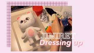 SKZOO 스키주 Jiniret dressing up 🌸 แต่งตัวจินนิเรต 👕👟🥕📸