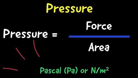 What is Pressure? How to Calculate Pressure