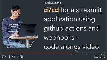 CI/CD of a streamlit app to streamlit cloud