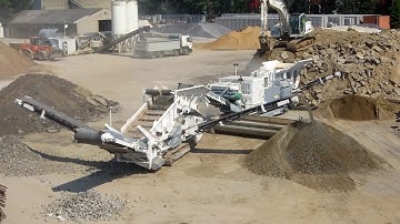Keestrack K4 - screen and R5 - in Recycling