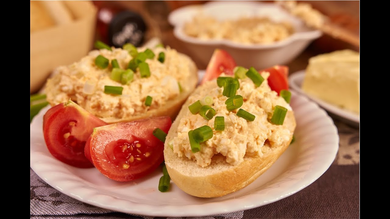 Pasta jajeczna z serem i szczypiorkiem YouTube