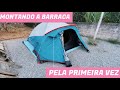 MONTANDO A MELHOR BARRACA PARA ACAMPAR | Quechua Arpenaz Fresh&Black XXL