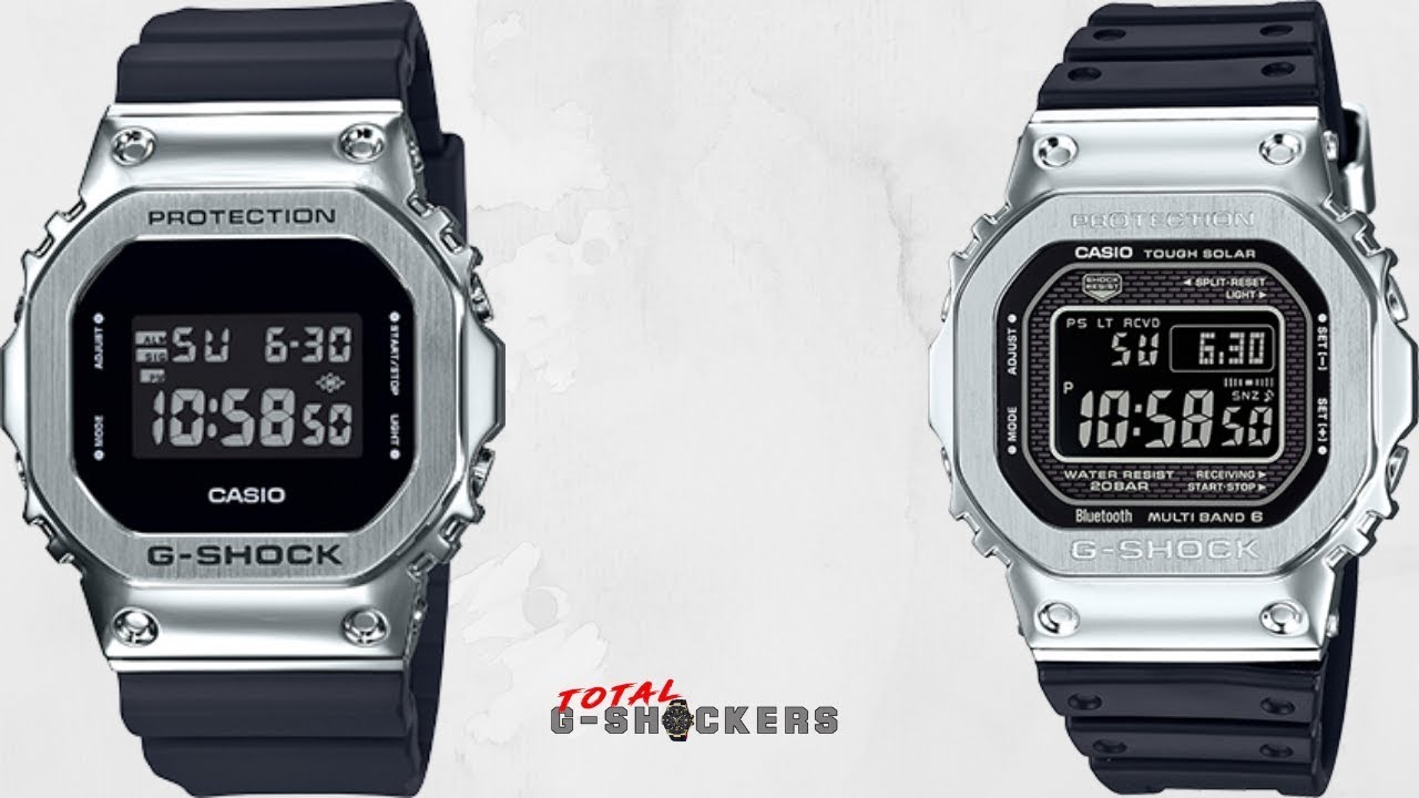 Casio G-Shock GM5600-1 vs G-Shock GMWB5000-1