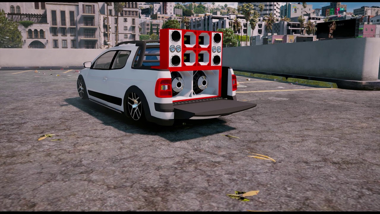 GTA 5 Carros: Saveiro Rebaixada e Som Automotivo 
