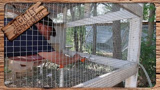 Time to Switch the Quail From the Winter to The Summer Watering System