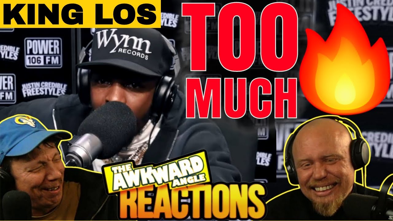 KING LOS - POWER 106FM JUSTIN CREDIBLE FREESTYLE | REACTION (His First Time Hearing King Los)