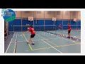 Jte badminton reactive and speed exercise