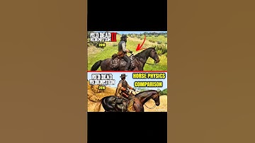 RDR1 vs RDR2 – Horse Physics Comparison 🐎⚔️ (Realism Test)