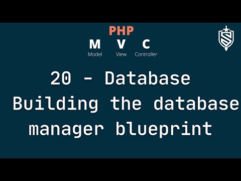 20 - Database part 2 - Database manager blueprint