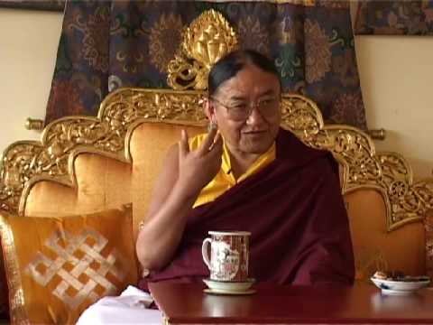 His Holiness Sakya Trizin at Lerab Ling - June 2007