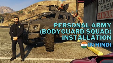 How to Install Personal Army | Bodyguard Mod | GTA 5 Mod Hindi
