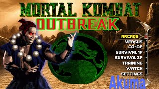 Mortal Kombat Outbreak Cyber Invasion Akuma Playthrough