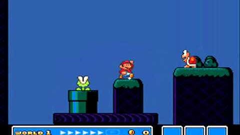 SMB3 for Super Mario All-Stars Custom Level #253 - Sub Space Skies