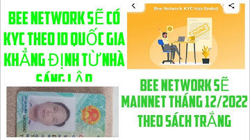 BEE NETWORK SẼ CÓ KYC THEO ID QUỐC GIA KHẲNG ĐỊNH TỪ NHÀ SÁNG LẬP