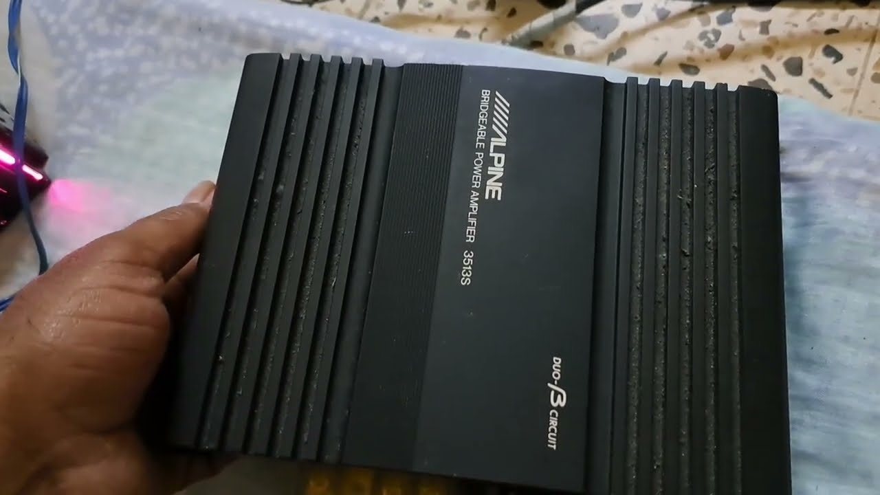 Sound Test of Alpine 3513S jp on Pioneer Carrozzeria Subwoofer