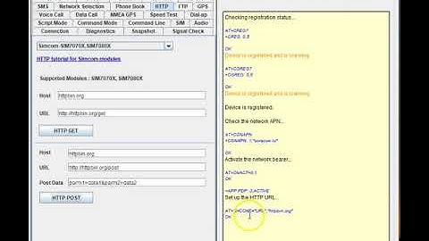 HTTP post testing with SIM7080 modules