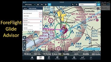 ForeFlight Glide Advisor Demo