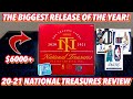 $6000+ BOX! | 2020-21 Panini National Treasures Basketball FOTL Hobby Box Review