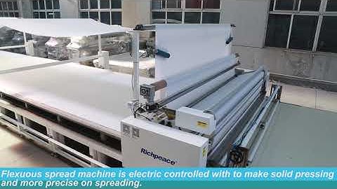 Spreading machine for 2000kg fabric roller Richpeace