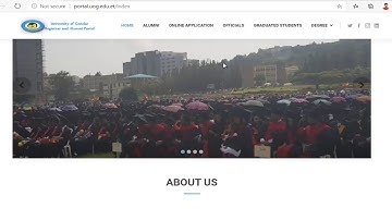 University of Gondar online application registration video tutorial