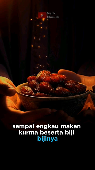 Sahabat Rasulullah yang memakan kurma beserta bijinya #shortsfeed #islamic