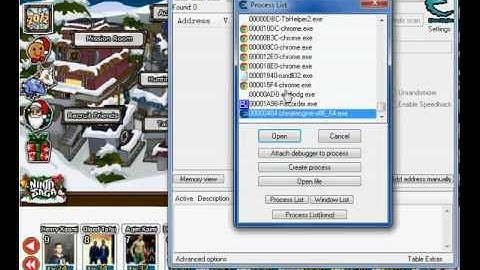 Hack 1 hit kill ninja saga with cheat engine (1 january 2012) Working 100% [By FbGame Cheater]